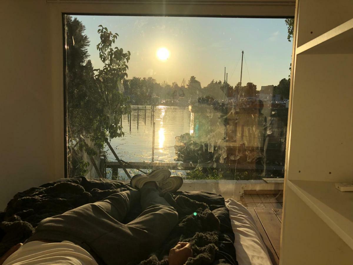 Tiny House Oder Ferienwohnung Auf Der Sunset Marina برلين المظهر الخارجي الصورة